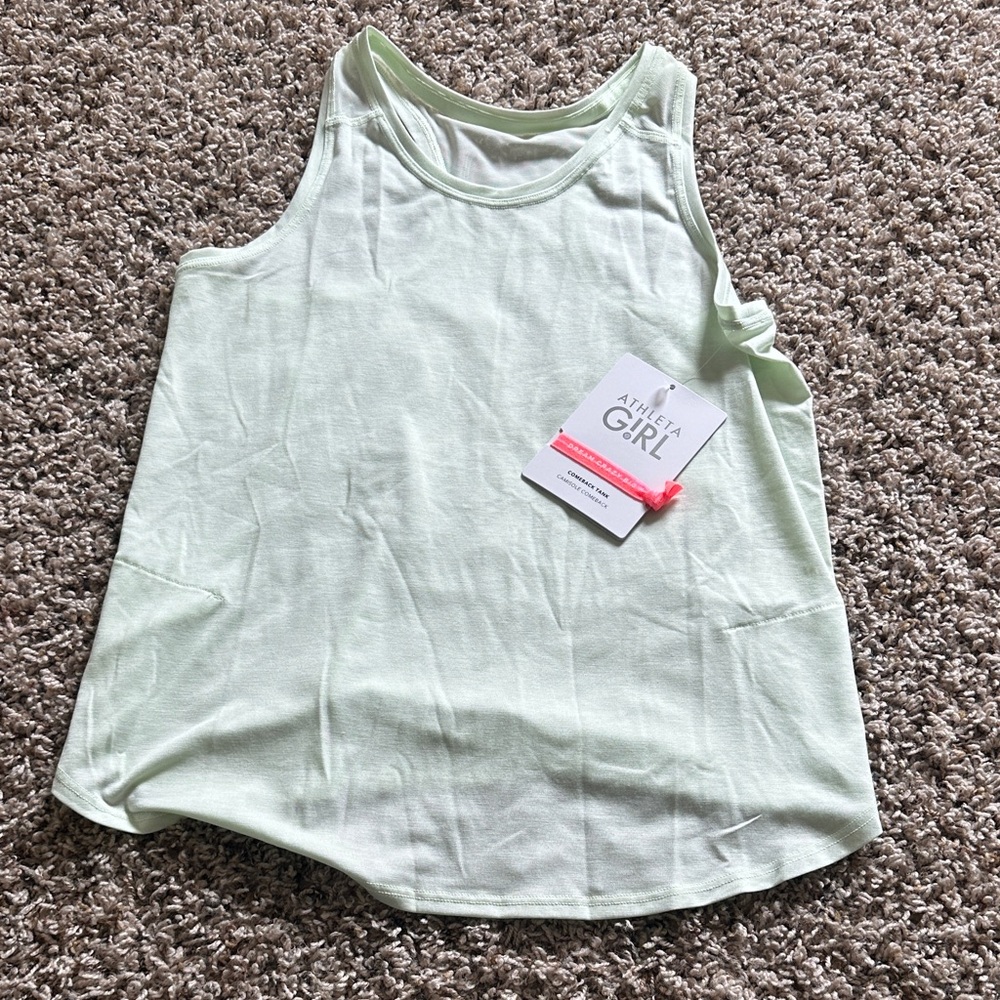 Athleta Girl Mint Green Tank Top -NWT size L